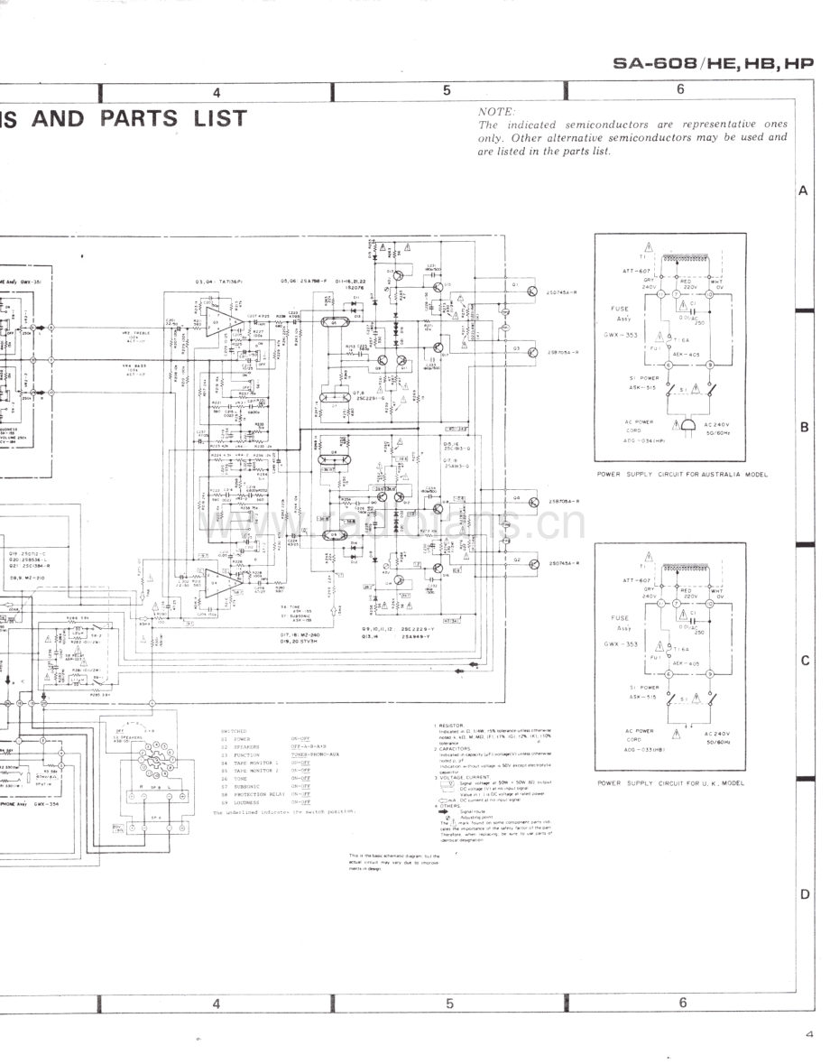 Pioneer-SA608-int-sm 维修电路原理图.pdf_第3页