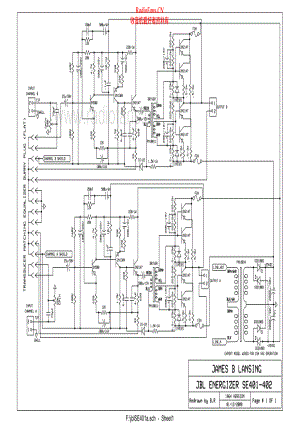 JBL-SE401-pwr-sch 维修电路原理图.pdf