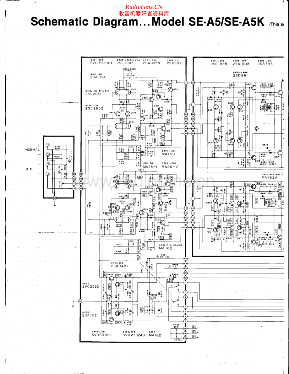 Technics-SEA5K-pwr-sch 维修电路原理图.pdf_第1页