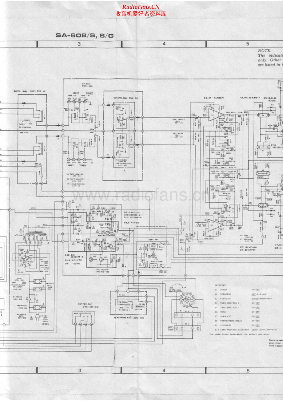 Pioneer-SA608-int-sch 维修电路原理图.pdf_第2页