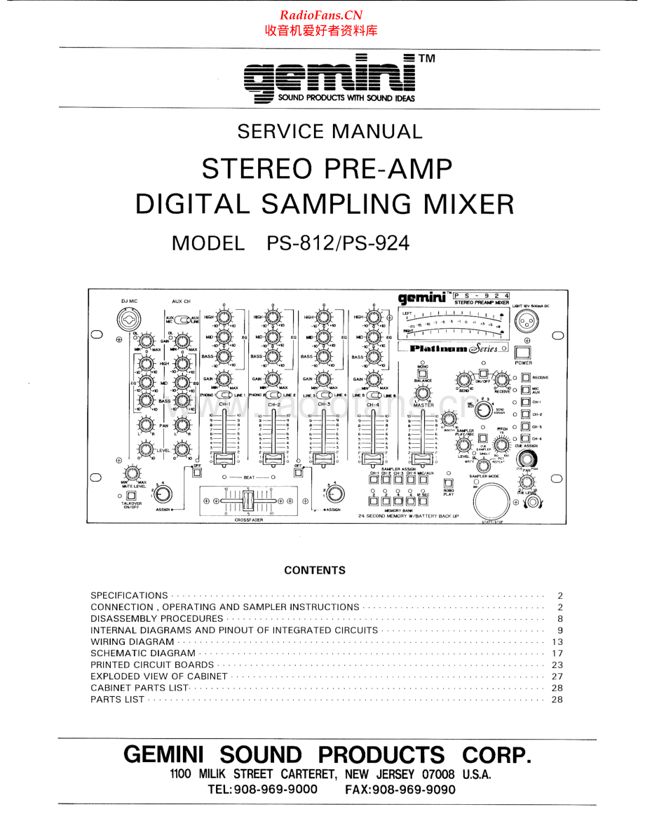 Gemini-PS924-mix-sm维修电路原理图.pdf_第1页