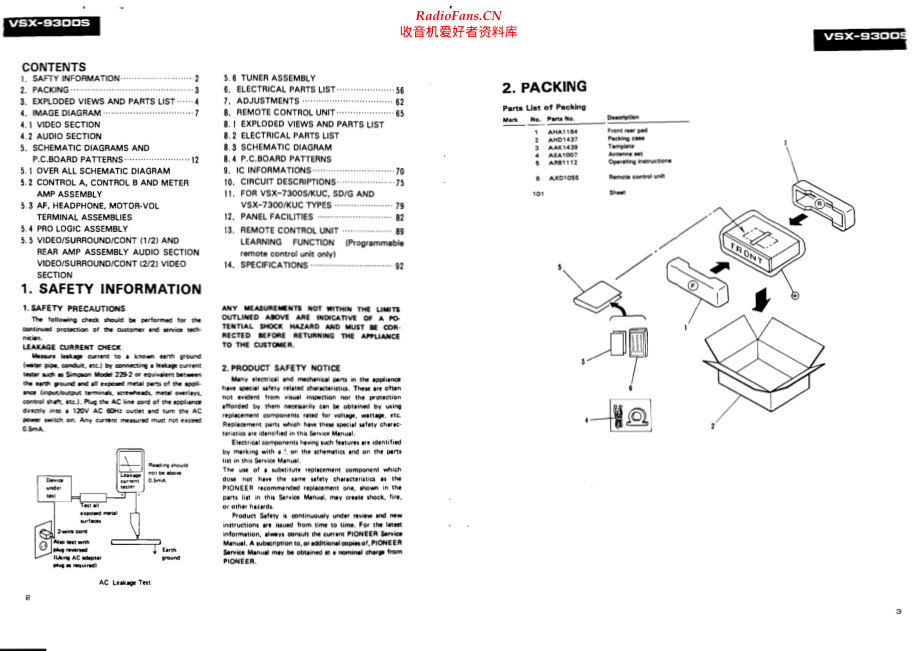 Pioneer-VSX9300S-avr-sm 维修电路原理图.pdf_第2页