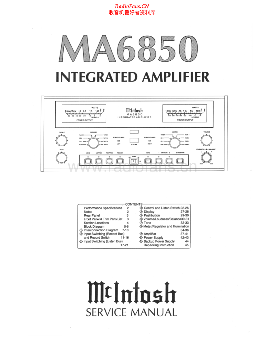 McIntosh-MA6850-int-sm 维修电路原理图.pdf_第1页