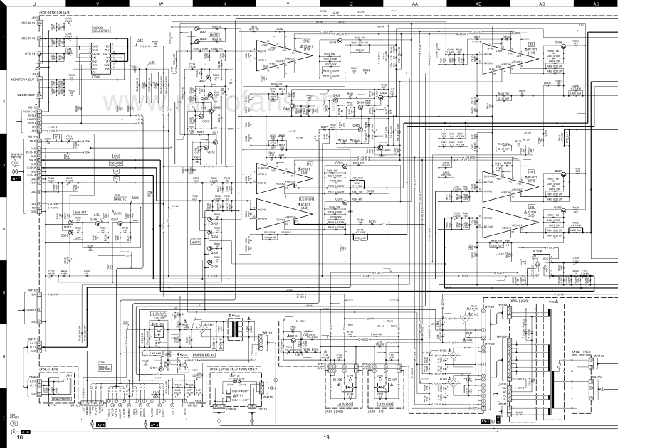 Kenwood-KRFVR605-avr-sch 维修电路原理图.pdf_第3页