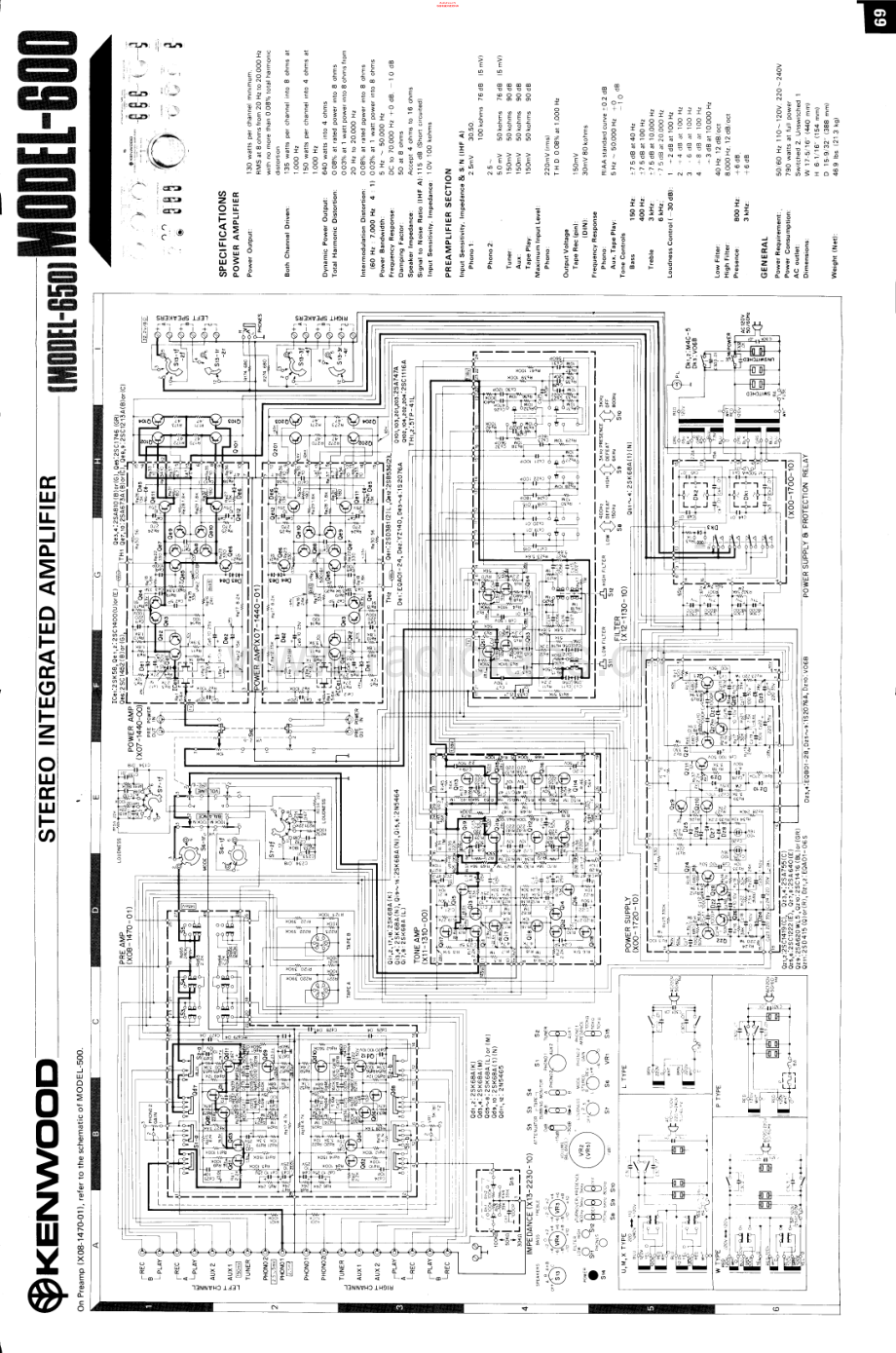 Kenwood-M650-int-sch 维修电路原理图.pdf_第1页