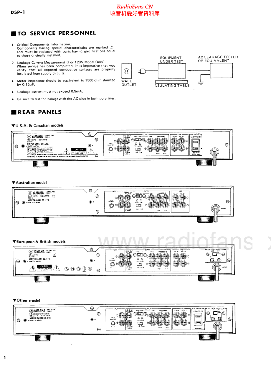 Yamaha-DSP1-dp-sm 维修电路原理图.pdf_第2页