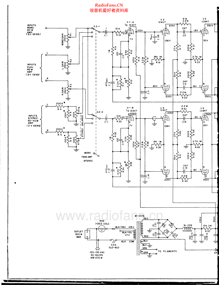 McIntosh-MC240-pwr-sch 维修电路原理图.pdf_第1页