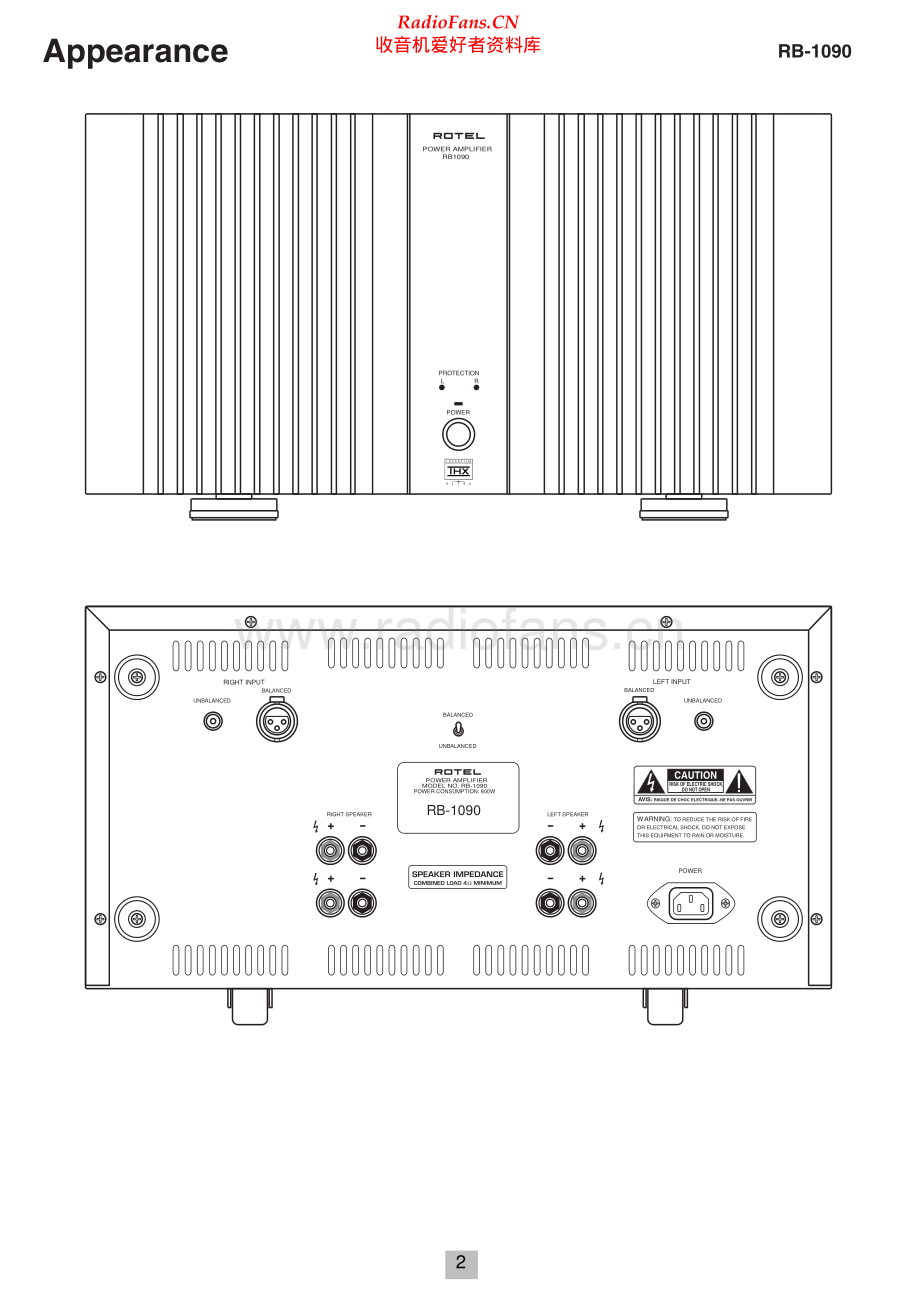 Rotel-RB1090_3-pwr-sm 维修电路原理图.pdf_第2页