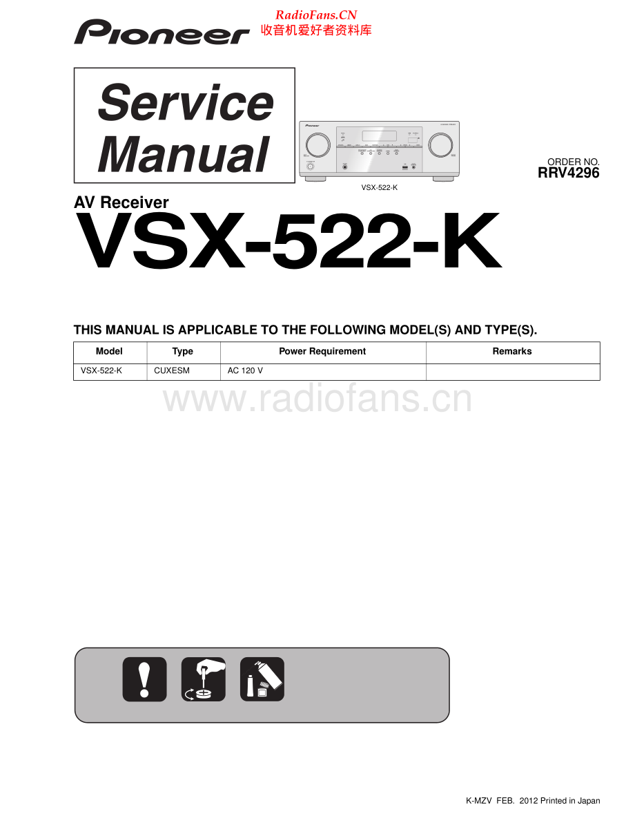 Pioneer-VSX522K-avr-sm 维修电路原理图.pdf_第1页