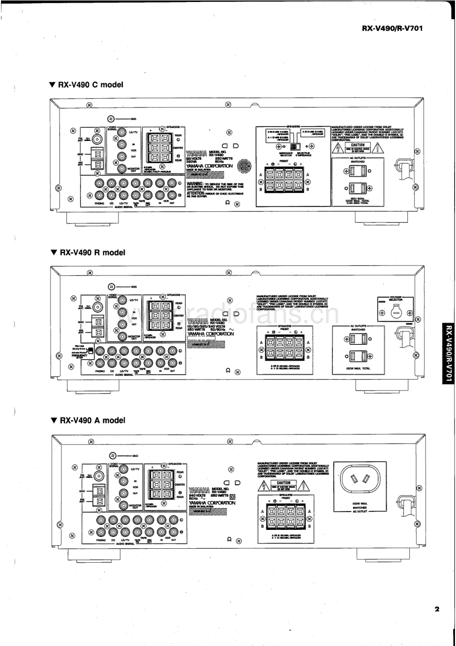 Yamaha-RXV490-avr-sm(1) 维修电路原理图.pdf_第3页