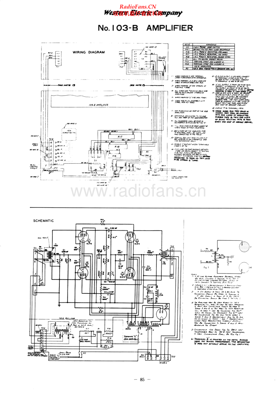 WesternElectric-103B-pwr-sch 维修电路原理图.pdf_第2页