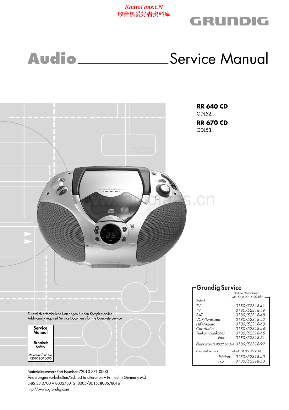 Grundig-RR640CD-tr-sm维修电路原理图.pdf_第1页