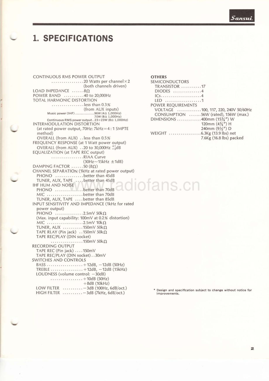 Sansui-AU4400-int-sm 维修电路原理图.pdf_第3页