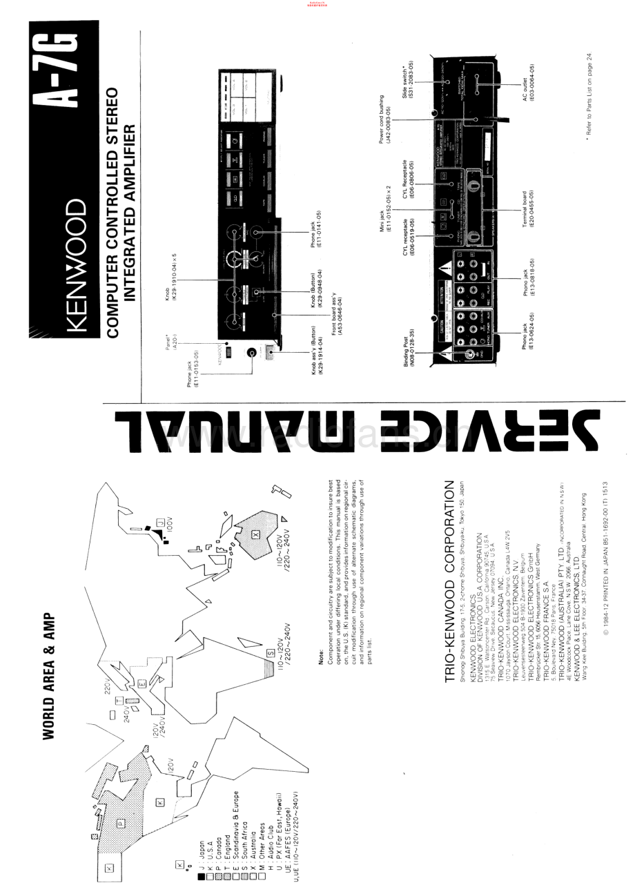 Kenwood-A7G-int-sm 维修电路原理图.pdf_第1页