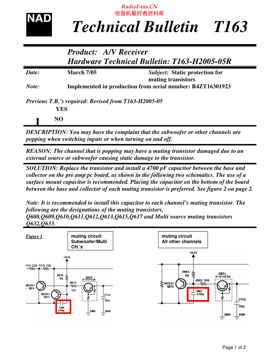 NAD-T163-pre-tb5 维修电路原理图.pdf_第1页