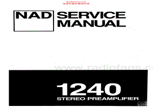NAD-1240-pre-sm 维修电路原理图.pdf