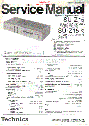 Technics-SUZ15-int-sm 维修电路原理图.pdf