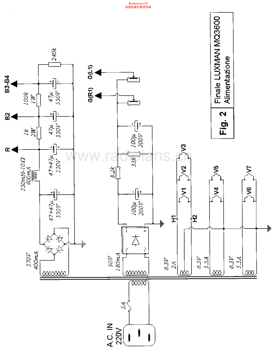 Luxman-MQ3600-pwr-sch1 维修电路原理图.pdf_第2页