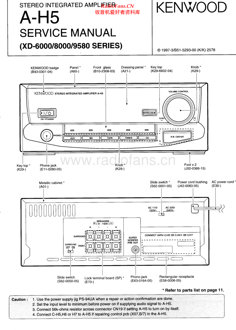 Kenwood-AH5-int-sm 维修电路原理图.pdf_第1页