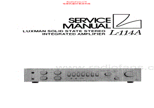 Luxman-L114A-int-sm 维修电路原理图.pdf