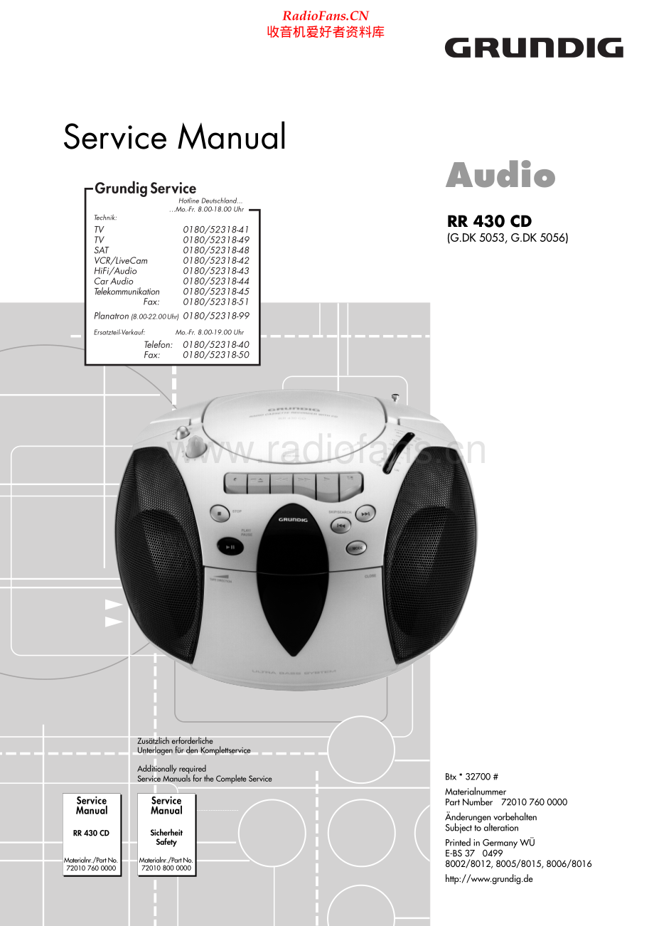 Grundig-RR430CD-tr-sm维修电路原理图.pdf_第1页