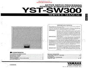 Yamaha-YSTSW300-sub-sm 维修电路原理图.pdf