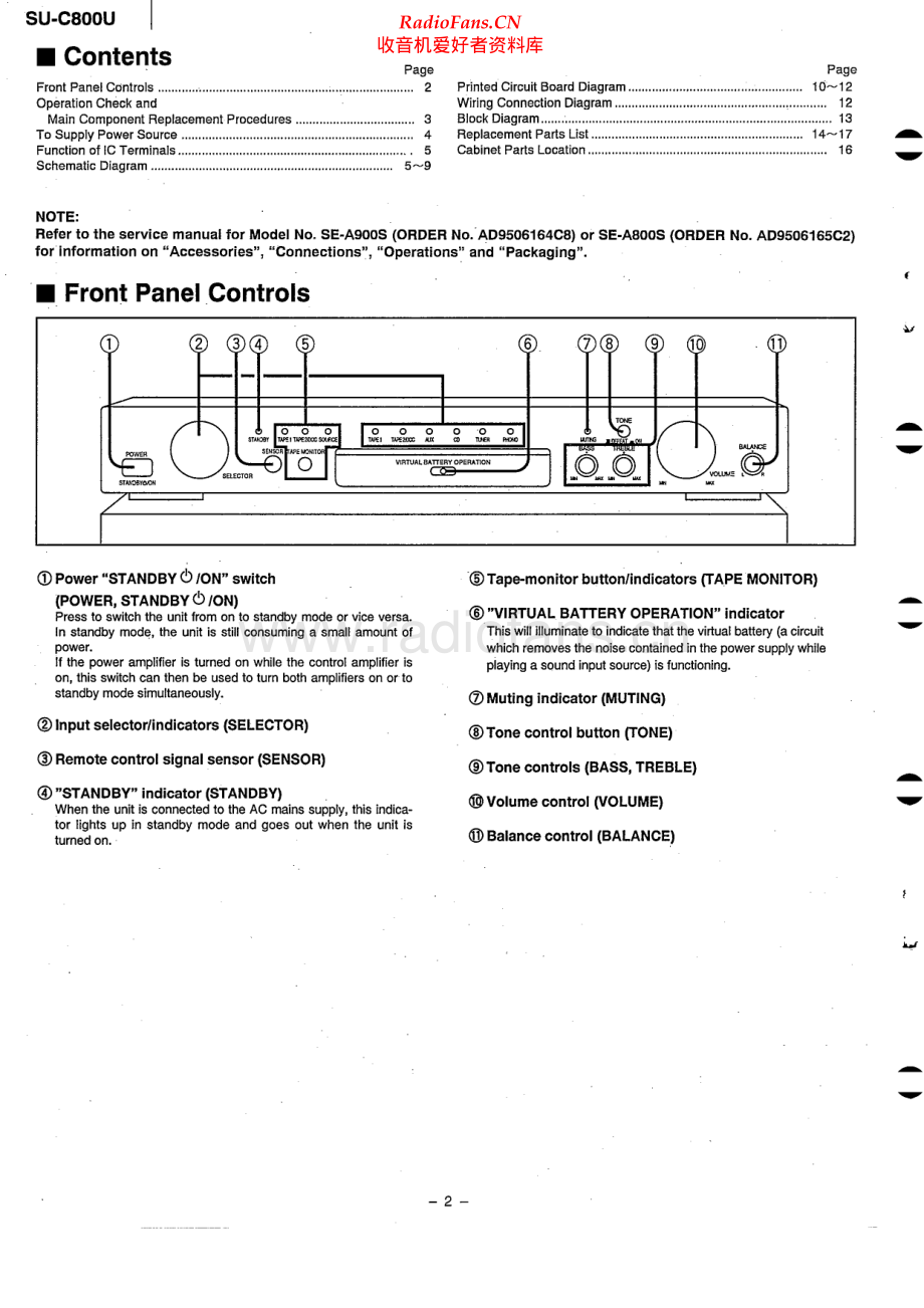 Technics-SUC800U-pre-sm(1) 维修电路原理图.pdf_第2页