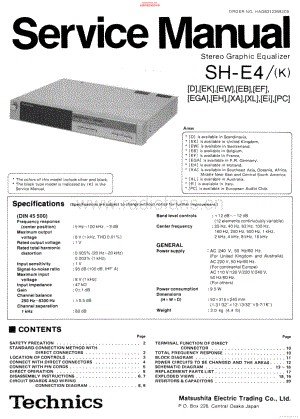 Technics-SHE4-eq-sm 维修电路原理图.pdf