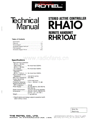 Rotel-RHA10-sac-sm 维修电路原理图.pdf