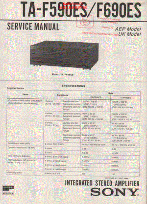 Sony-TAF590ES-int-sm 维修电路原理图.pdf