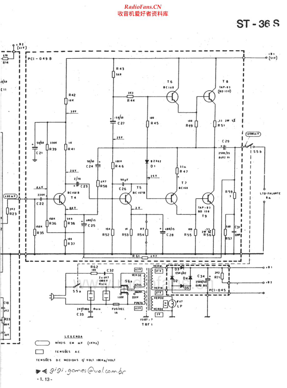 Gradiente-ST36S-int-sch维修电路原理图.pdf_第1页