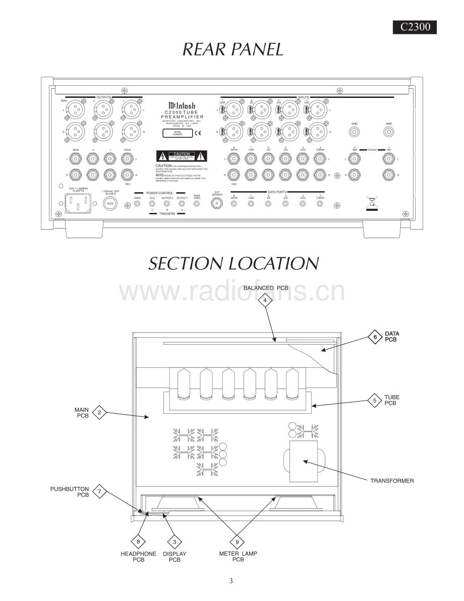 McIntosh-C2300-pre-sm 维修电路原理图.pdf_第3页