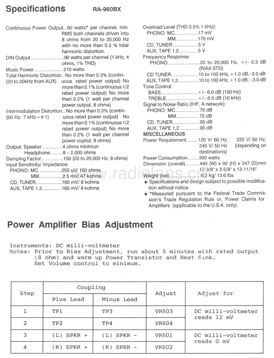 Rotel-RA960BX-int-sm 维修电路原理图.pdf_第3页