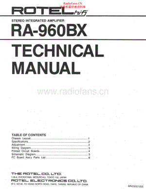 Rotel-RA960BX-int-sm 维修电路原理图.pdf