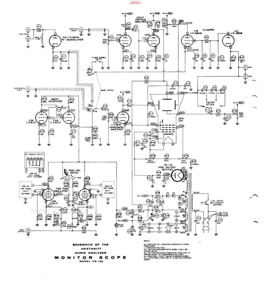 Heathkit-HO10E-ms-sch 维修电路原理图.pdf_第2页