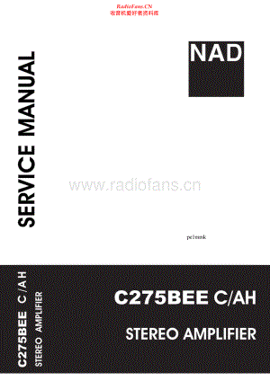 NAD-C275BEE-pwr-sm 维修电路原理图.pdf