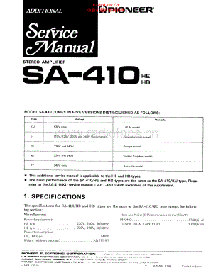 Pioneer-SA410-int-sm 维修电路原理图.pdf