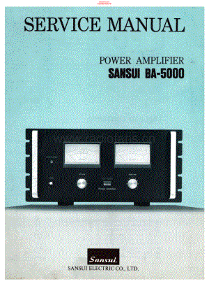 Sansui-BA5000-pwr-sm 维修电路原理图.pdf