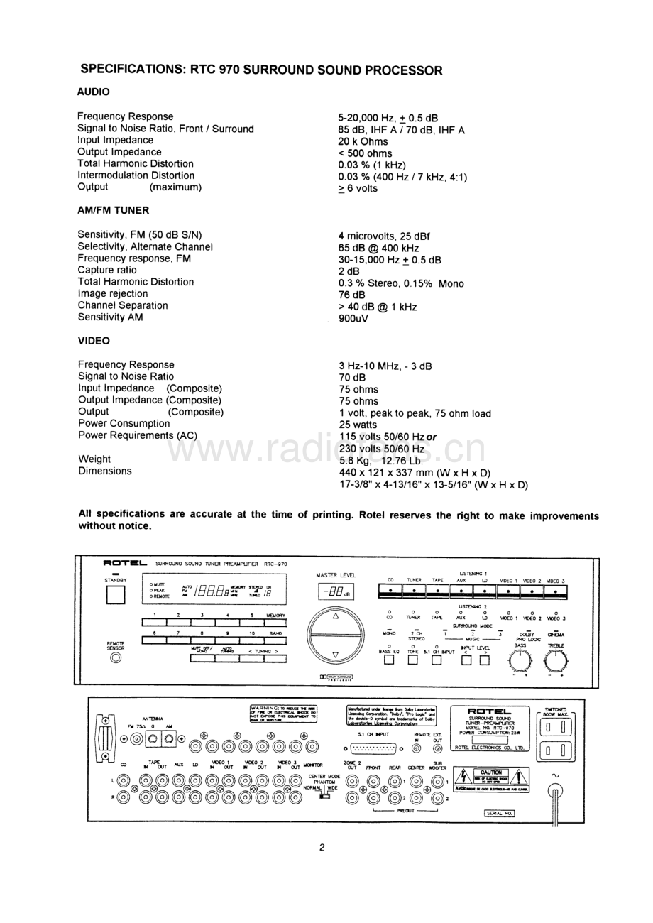 Rotel-RTC970-pre-sm 维修电路原理图.pdf_第3页