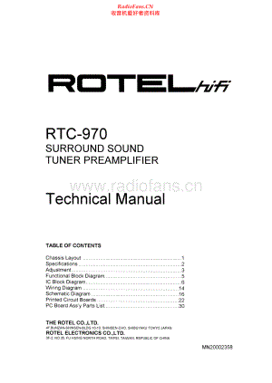 Rotel-RTC970-pre-sm 维修电路原理图.pdf