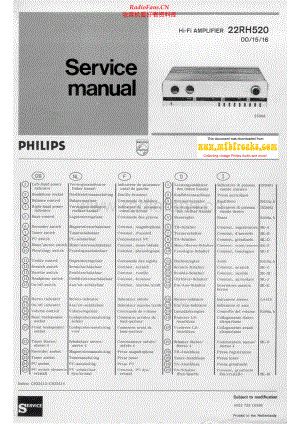 Philips-22RH520-int-sm 维修电路原理图.pdf