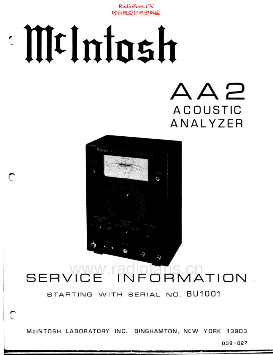 McIntosh-AA2-lab-sm 维修电路原理图.pdf_第1页