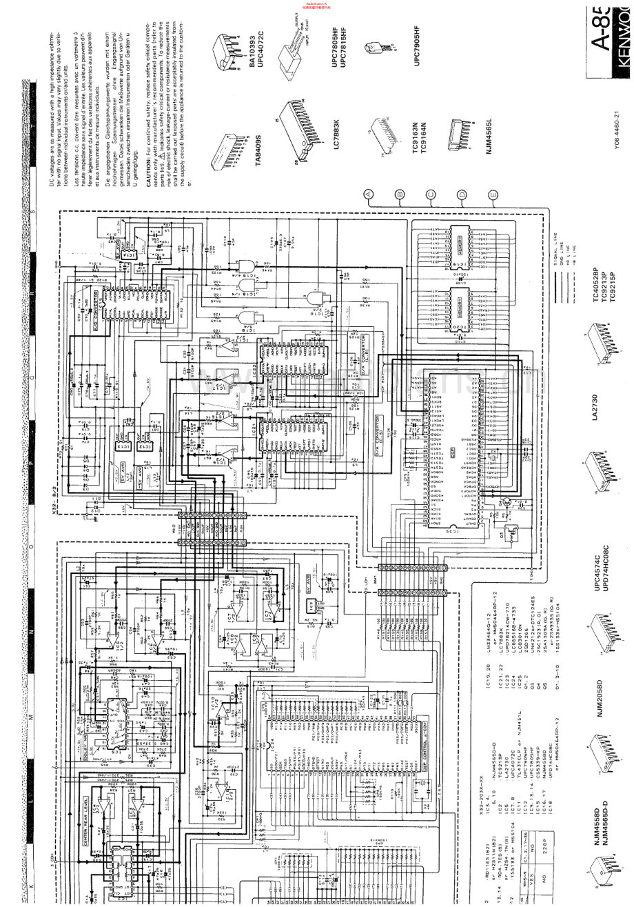 Kenwood-A85-int-sch 维修电路原理图.pdf_第2页