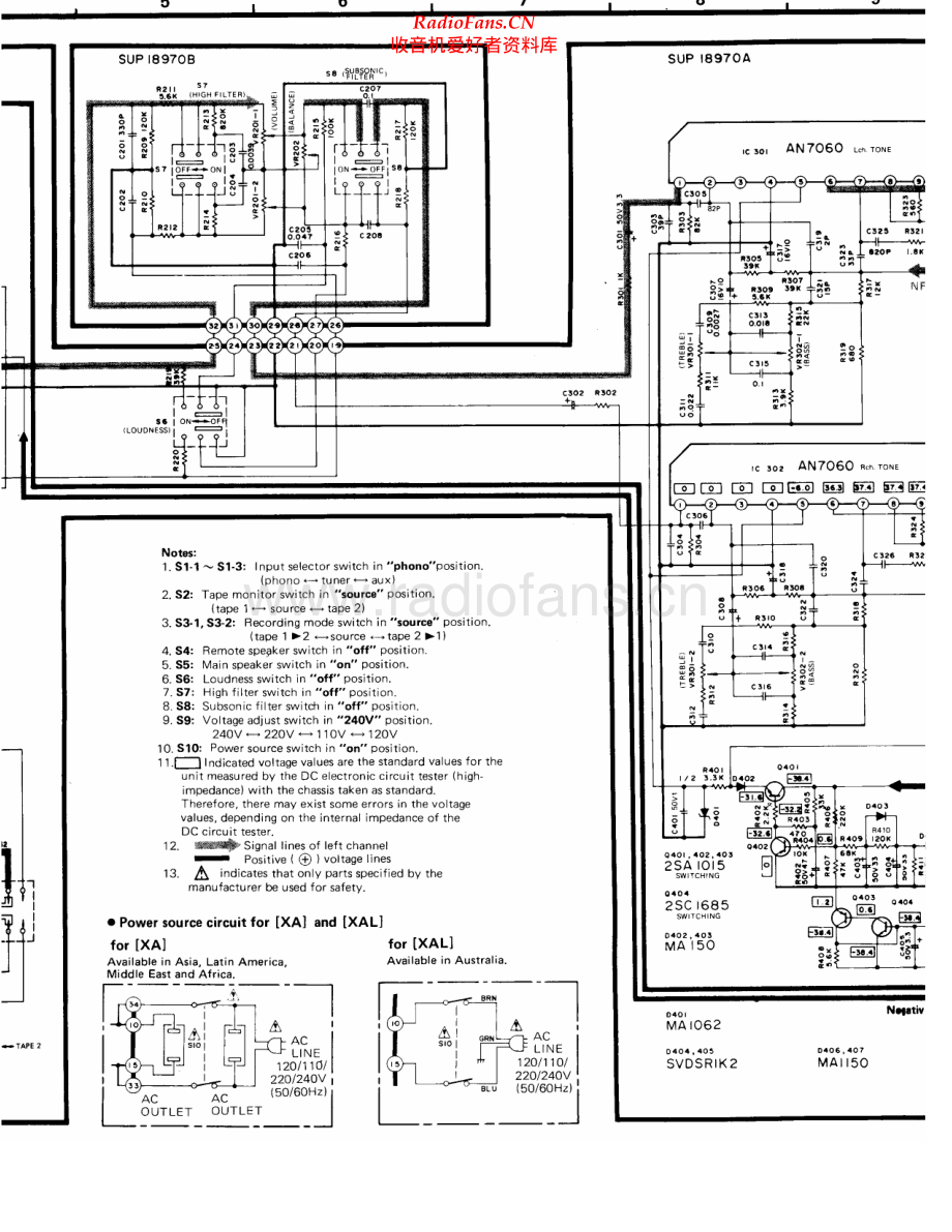 Technics-SUX2-int-sch 维修电路原理图.pdf_第2页