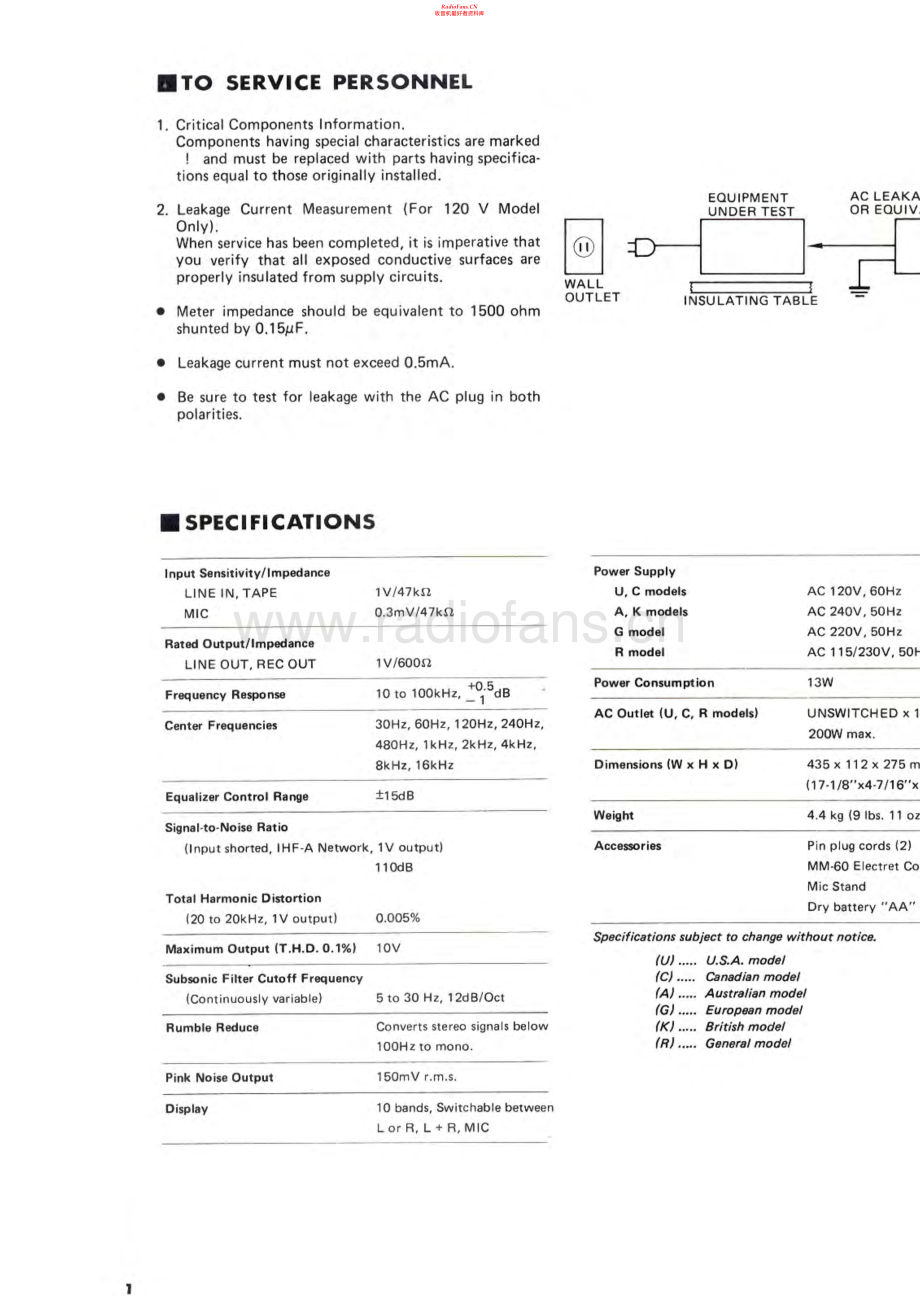 Yamaha-GE60-eq-sm 维修电路原理图.pdf_第2页