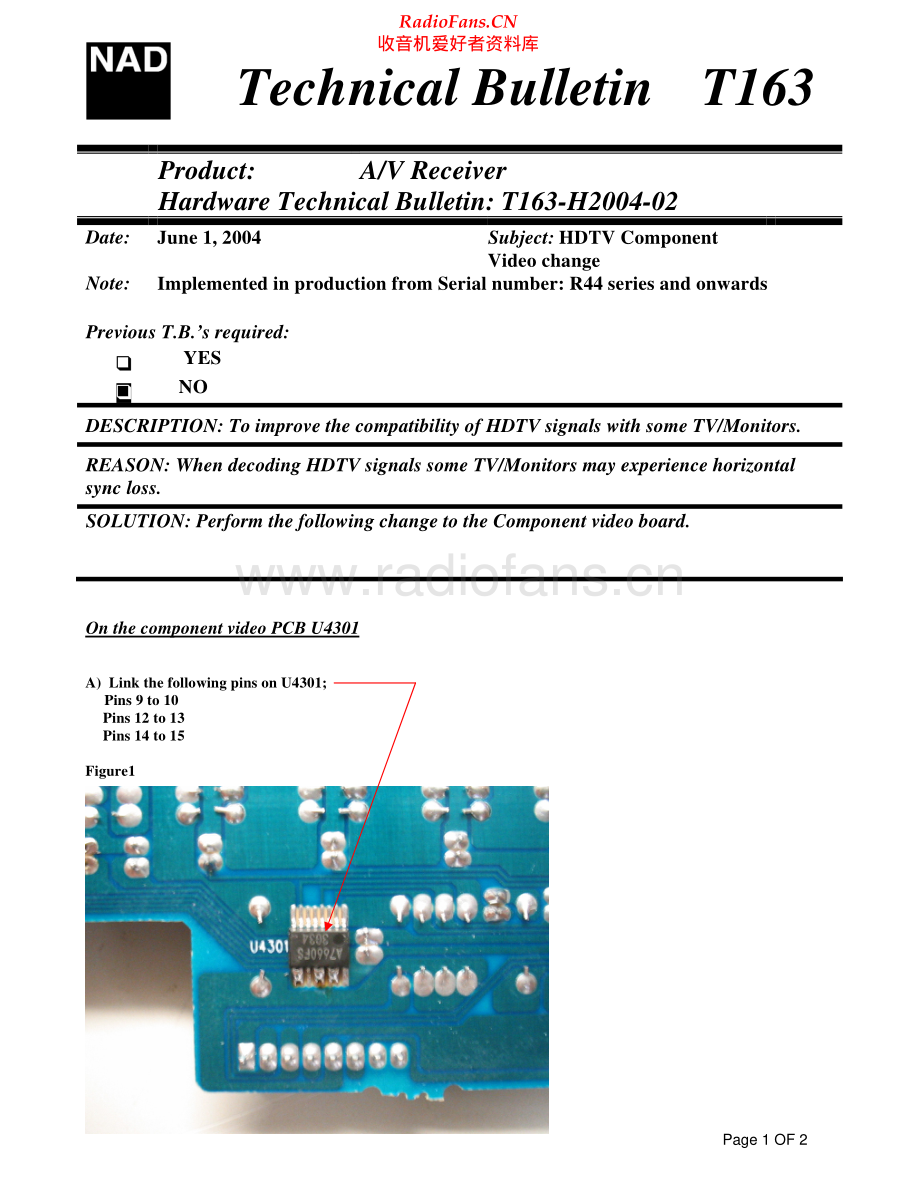 NAD-T163-pre-tb2 维修电路原理图.pdf_第1页