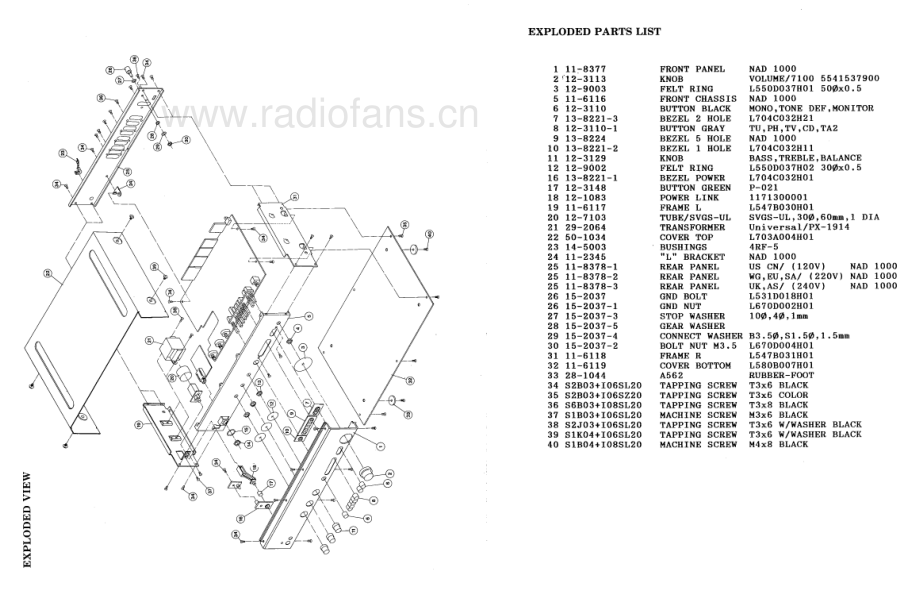 NAD-1000-pre-sm 维修电路原理图.pdf_第3页