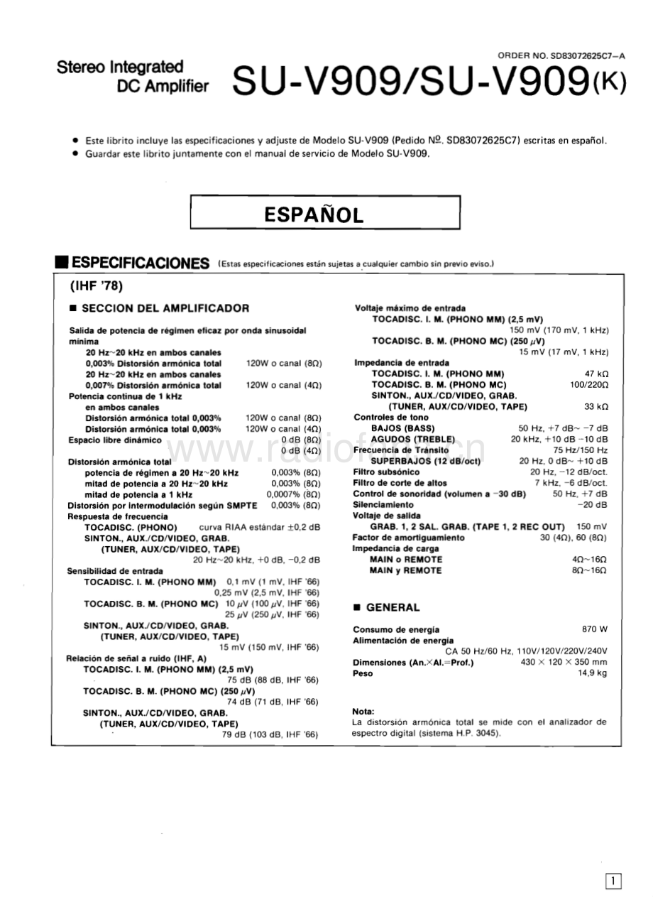 Technics-SUV909-int-sm(1) 维修电路原理图.pdf_第3页