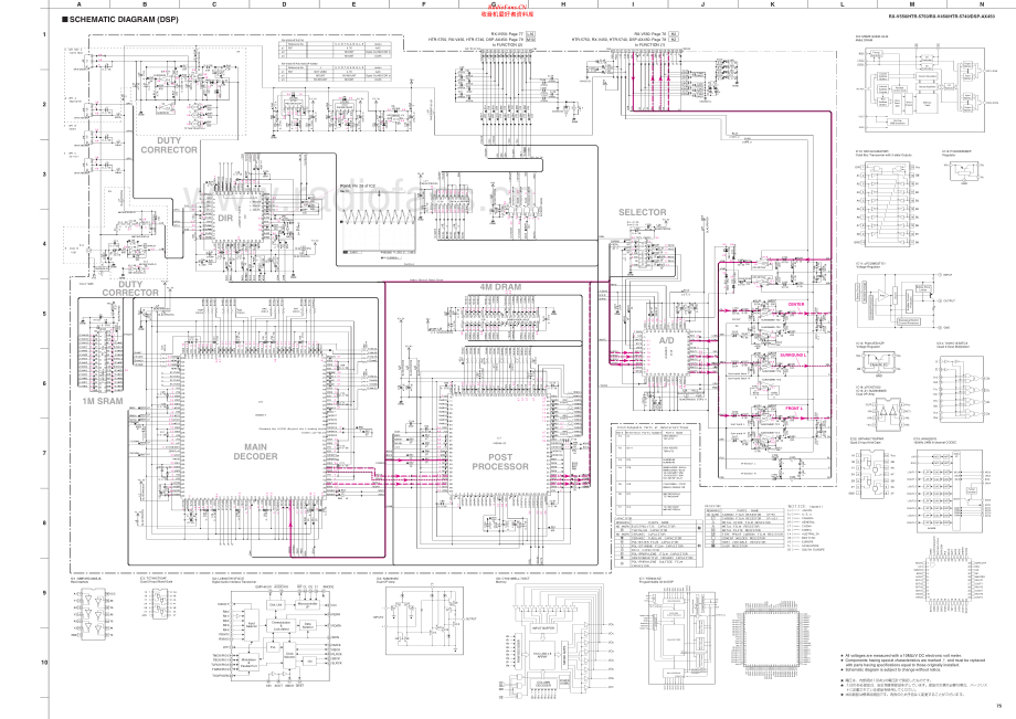 Yamaha-RXV450-avr-sch(1) 维修电路原理图.pdf_第1页