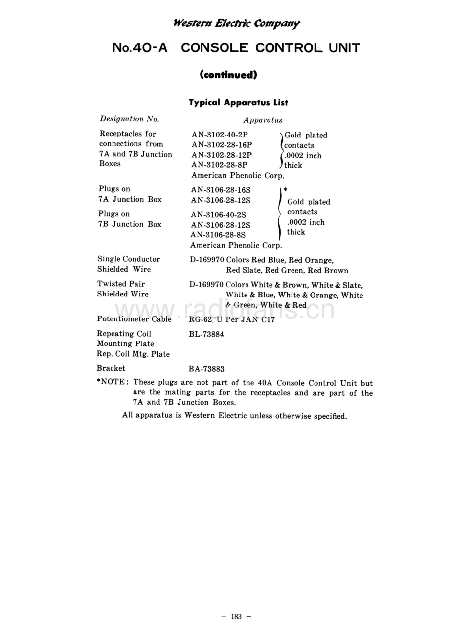 WesternElectric-40A-ccu-pl 维修电路原理图.pdf_第3页